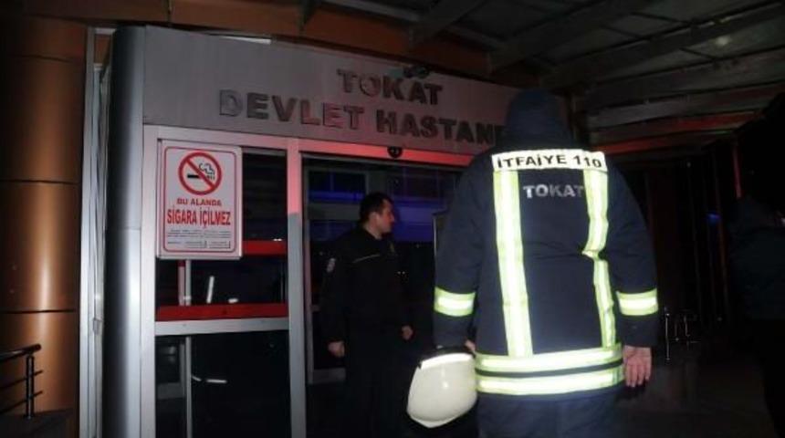 Tokat'ta Devlet Hastanesi'nde Yangın Paniği