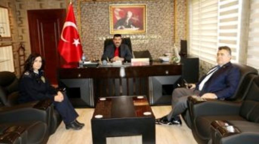 İl Emniyet M&uuml;d&uuml;r&uuml; Tipioğlu Yosunkaya&rsquo;yı Ziyaret Etti
