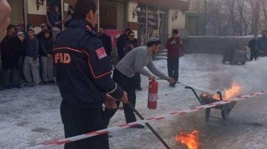 Afad&rsquo;dan &ldquo;temel Afet Bilinci Ve Yangın&rdquo; Eğitimi