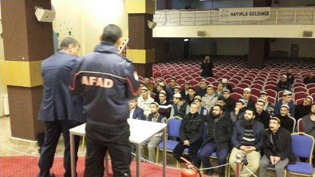 Afad’dan “temel Afet Bilinci Ve Yangın” Eğitimi