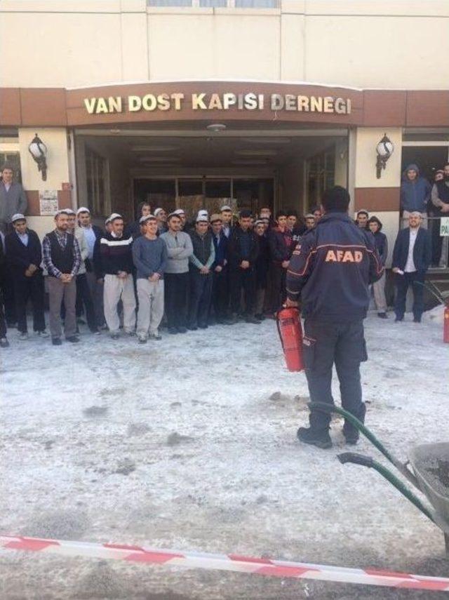 Afad’dan “temel Afet Bilinci Ve Yangın” Eğitimi