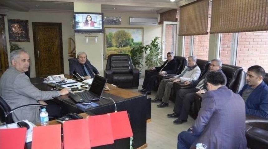 Başkan Şahin&rsquo;den Başkan Yaman&rsquo;a Ziyaret