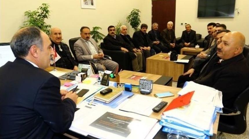 Muhtarlardan Genel Sekreter Yaşar&rsquo;a Ziyaret