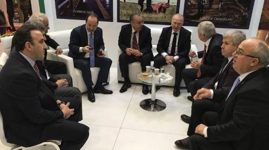 Trakyalı Turizmciler Emıtt Fuarında Sekt&ouml;r Oyuncuları İle Bir Araya Geldi