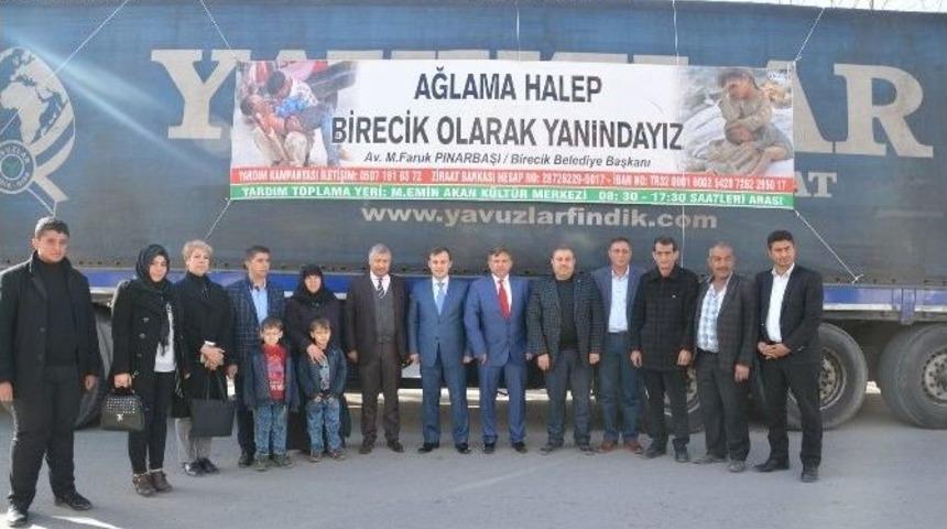 Birecik Halep İ&ccedil;in Seferber Oldu
