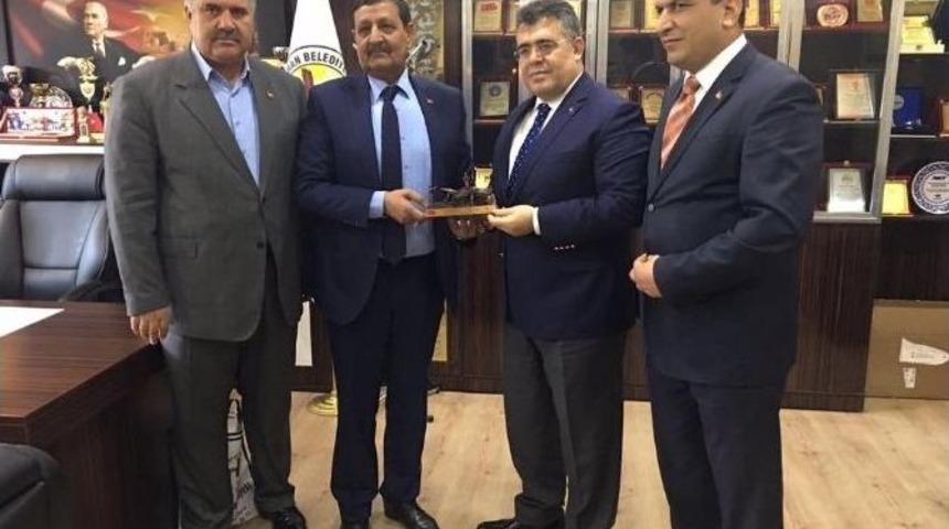 Emniyet M&uuml;d&uuml;r&uuml; Tipioğlu&rsquo;ndan Başkan &Ouml;zyavuz&rsquo;a Ziyaret