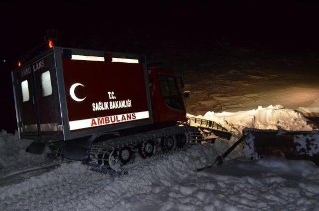 Bitlis’Te 6 Saatlik Hasta Kurtarma Operasyonu