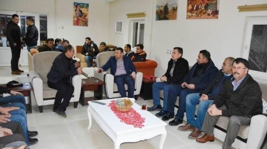 Kaymakamı &Ouml;mer &Ccedil;imşit Botaş İstasyon Şefliğini Ziyaret Etti