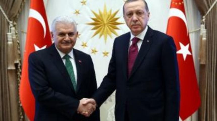Cumhurbaşkanı Erdoğan, Mgk &Ouml;ncesi Başbakan Yıldırım'ı Kabul Etti