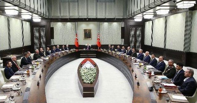 Mgk, Cumhurbaşkanı Erdoğan Başkanlığında Toplandı