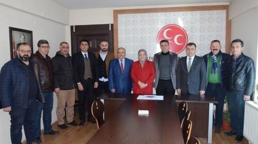 Ak Parti&rsquo;den Mhp&rsquo;ye Ziyaret