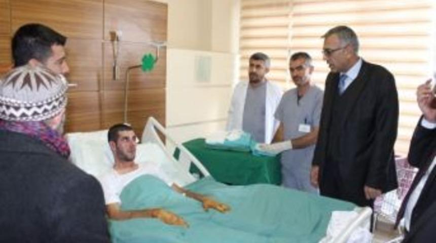 Genel Sekreter &Ouml;z Adıyamanlı Gaziyi Ziyaret Etti