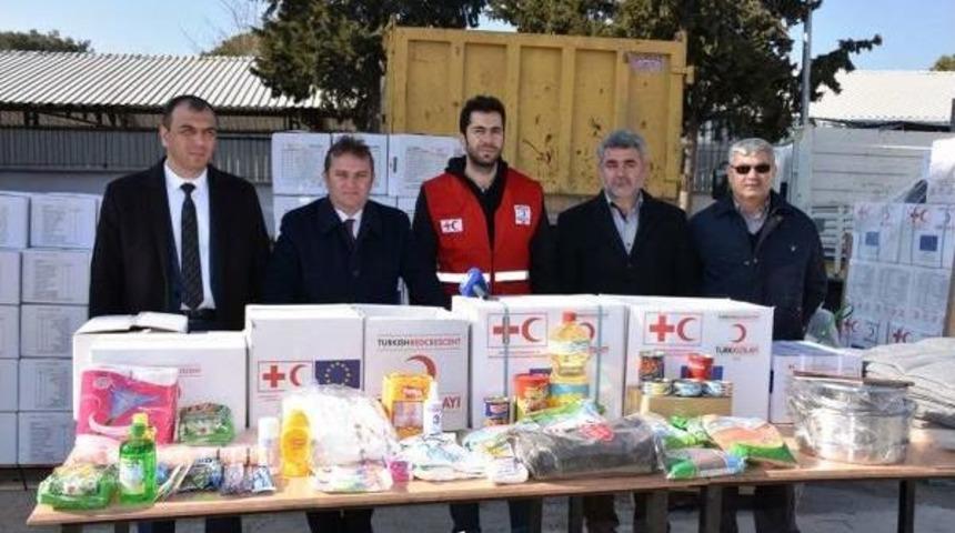 Manisa'da Suriyeli Mültecilere Yardım