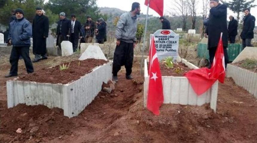 Kayseri Şehidinin Annesi Oğlunun Yanına Defnedildi