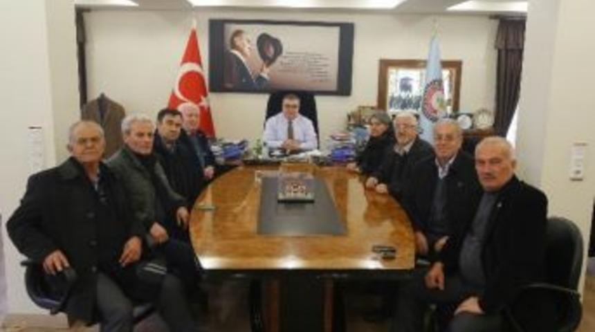 Babaeskili Muhtarlardan Kesimoğlu&rsquo;na Ziyaret