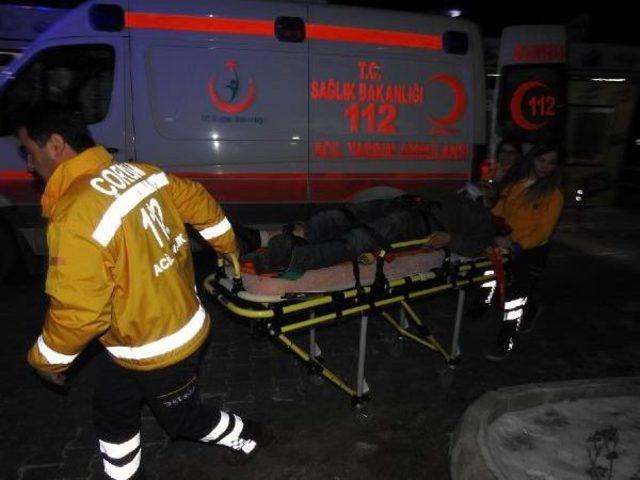 Çorum da Iki Otomobil Çarpıştı: 10 Yaralı 2