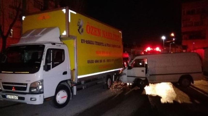 Buzlanma Kazaya Neden Oldu : 1 Yaralı