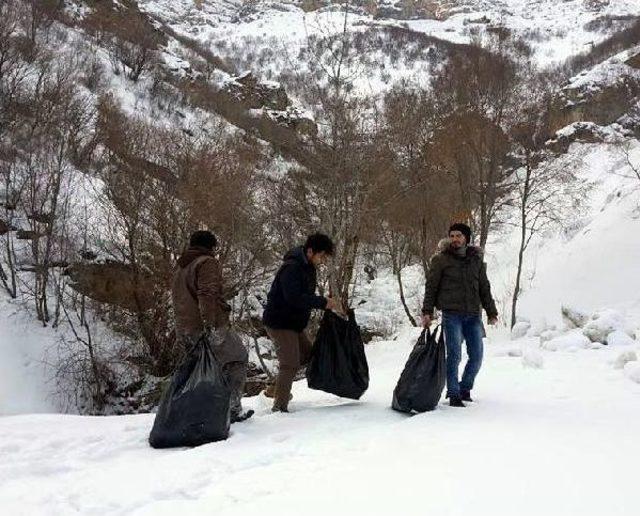 Konuk Öğrenciler, Doğaya Yem Bıraktı