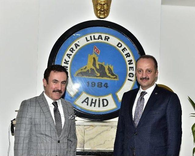 Akg&uuml;l&rsquo;den Ahid&rsquo;in Yeni Y&ouml;netimine Hayırlı Olsun Ziyareti 1