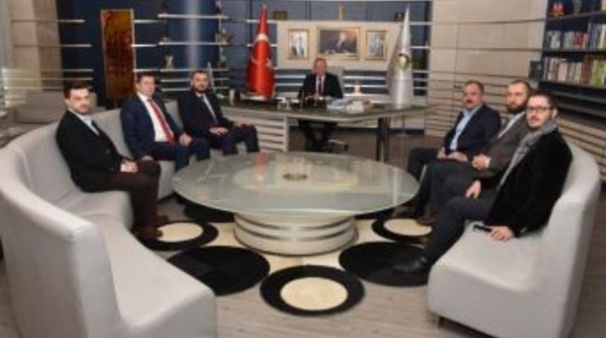 Başkan Keleş M&uuml;siad Yeni Y&ouml;netimini Ağırladı