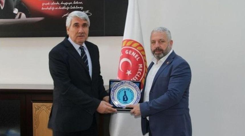 K&uuml;tahyaspor&rsquo;dan Başkan Musa Yılmaz&rsquo;a Ziyaret