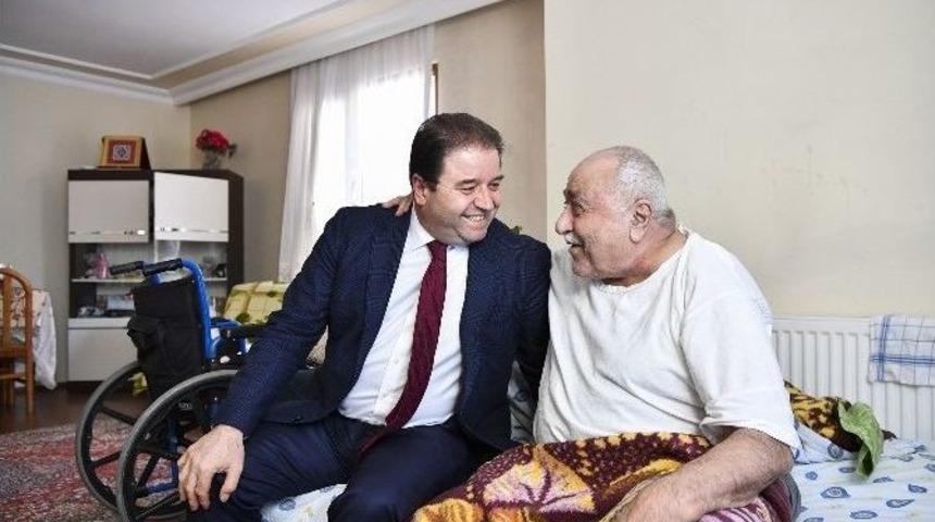 Başkan Kılı&ccedil;, Yaşlı &Ccedil;iftin Derdine Derman Oldu