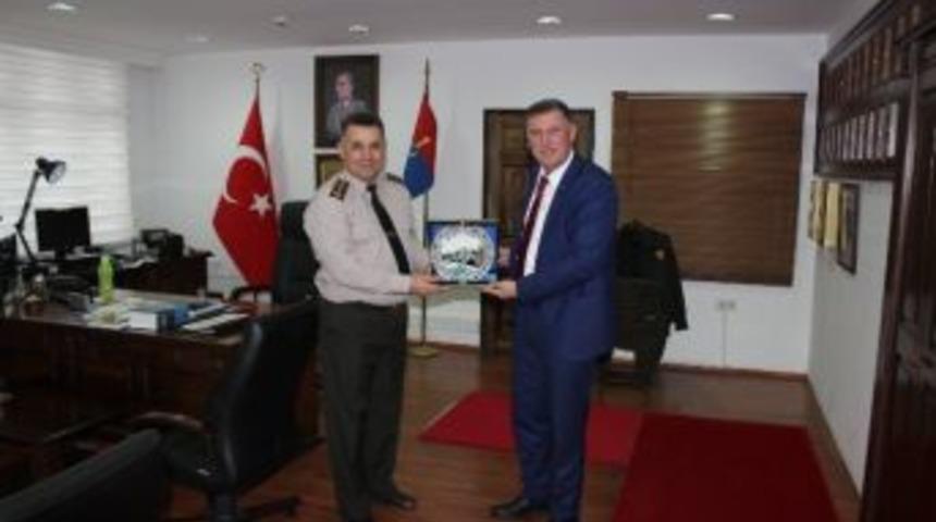 Başkan Duymuş&rsquo;tan Albay İnce&rsquo;ye Ziyaret