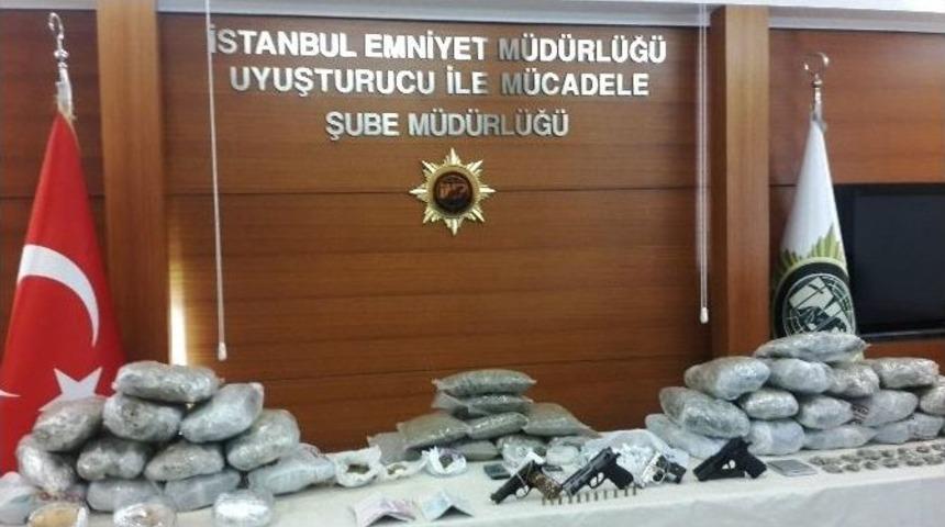 İstanbul&rsquo;da Dev Uyuşturucu Operasyonu Bilan&ccedil;osu:90 G&ouml;zaltı