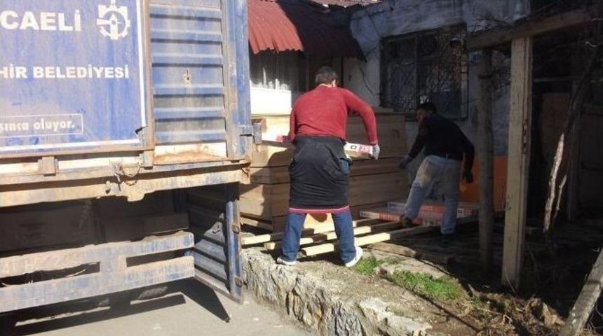B&uuml;y&uuml;kşehir&rsquo;den Gebzeli Aileye İnşaat Malzemesi Yardımı