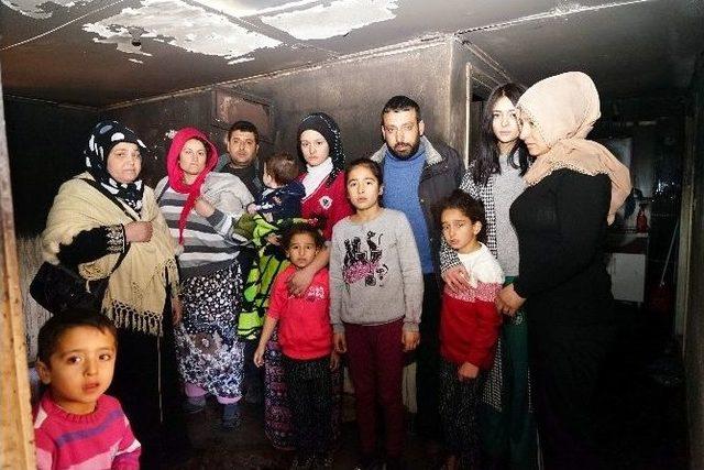 6 Kişilik Aile, Kış G&uuml;n&uuml; Evsiz Kaldı 2