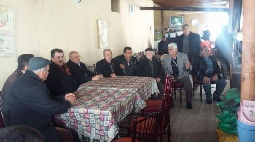 Başkan Kale&rsquo;den Esnaf Ve Taziye Ziyareti