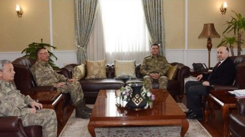 Jandarma Genel Komutan Yardımcısı Korgeneral Yaşar&rsquo;dan Vali Azizoğlu&rsquo;na Ziyaret