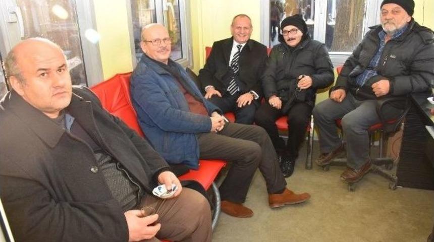 Başkan Keleş&rsquo;ten Taksici Esnafına Ziyaret