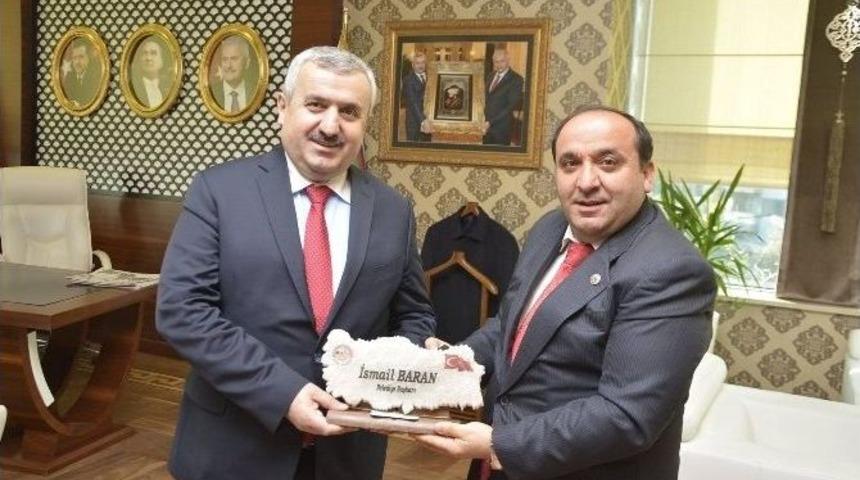 Başkan Baran, Posof Belediye Başkanı Ulgar&rsquo;ı Ağırladı