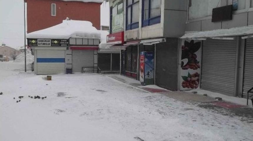 Varto&rsquo;da Kar Yağışı