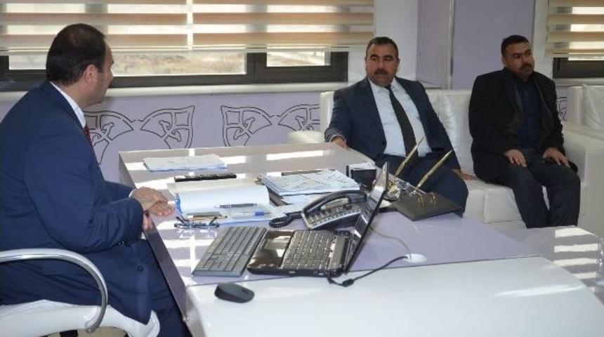 Milli Eğitim M&uuml;d&uuml;r&uuml; Ateş&rsquo;ten Belediye Başkan Yardımcısı &Ccedil;ift&ccedil;i&rsquo;ye Ziyaret