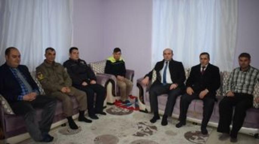 İscehisar Kaymakamından Kayseri Gazisine Ziyaret