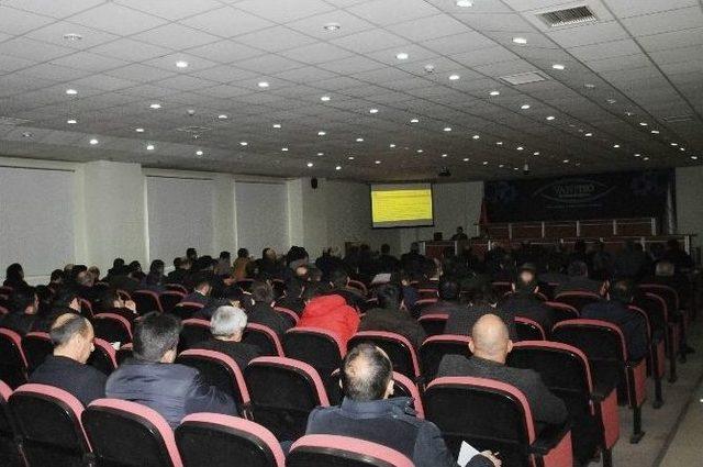 Van&rsquo;da Cazibe Merkezleri Bilgilendirme Toplantısı 1