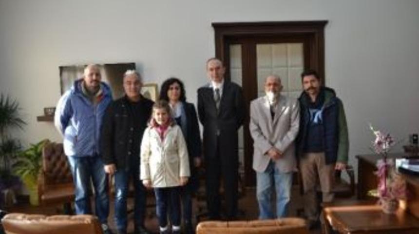 Deprem Uzmanı Kaynak&rsquo;tan Kaymakam Yazar&rsquo;a Ziyaret