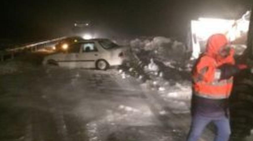 Ağrı-erzurum Karayolu Ulaşıma A&ccedil;ıldı