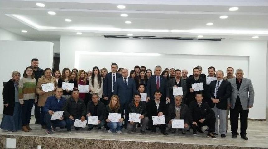 Girişimcilik Kursunu Tamamlayan 73 Kişiye Sertifika