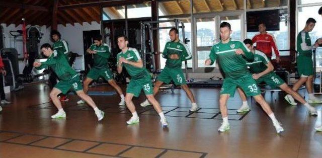 Bursaspor Kondisyon Salonunda Çalıştı