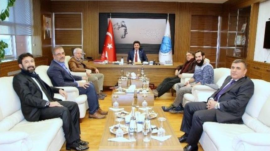 Maarif Vakfı Başkanı Prof. Dr. Cem Zorlu&rsquo;dan Rekt&ouml;r Karacoşkun&rsquo;a Ziyaret