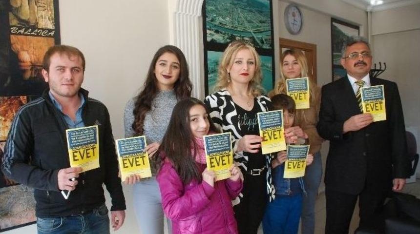 Tokat&rsquo;ta Vatandaşlardan &lsquo;evet&rsquo; Kampanyası