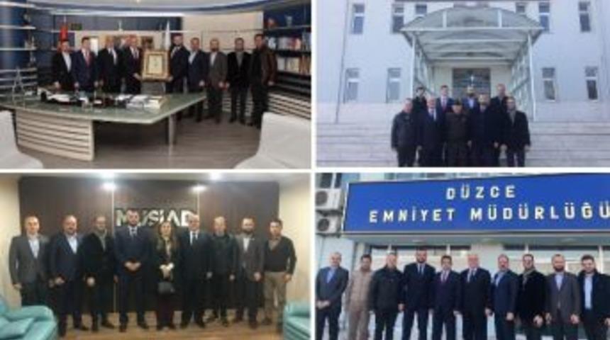 M&uuml;siad Yeni Y&ouml;netimi Kurumları Geziyor