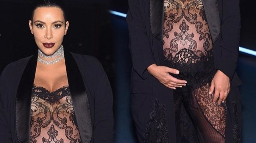 Kim Kardashian depresyona girmemek i&ccedil;in plasenta yiyor