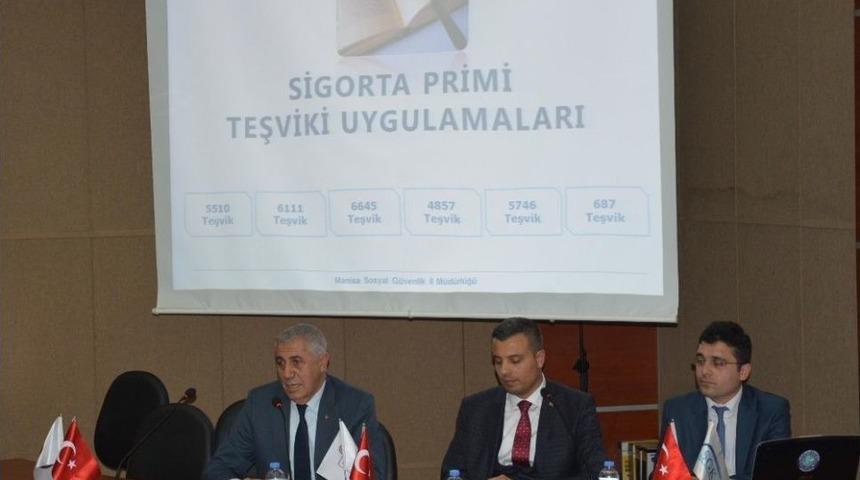 Sgk M&uuml;d&uuml;r&uuml; Kurt, Yeni Teşvikleri Salihli&rsquo;de Anlattı