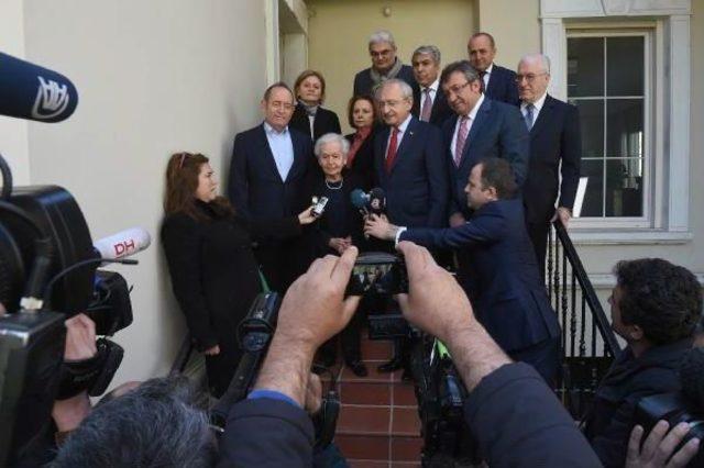 Fotoğraflar // Kılıçdaroğlu, Celal Bayar'ın Kızı Nilüfer Gürsoy'u Ziyaret Etti