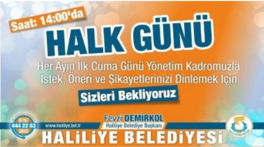 Haliliye De Halk G&uuml;n&uuml; Toplantısı Yarın Yapılacak