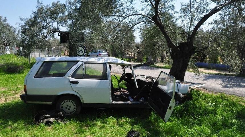 Ayvacık&rsquo;ta Trafik Kazası: 1 Yaralı